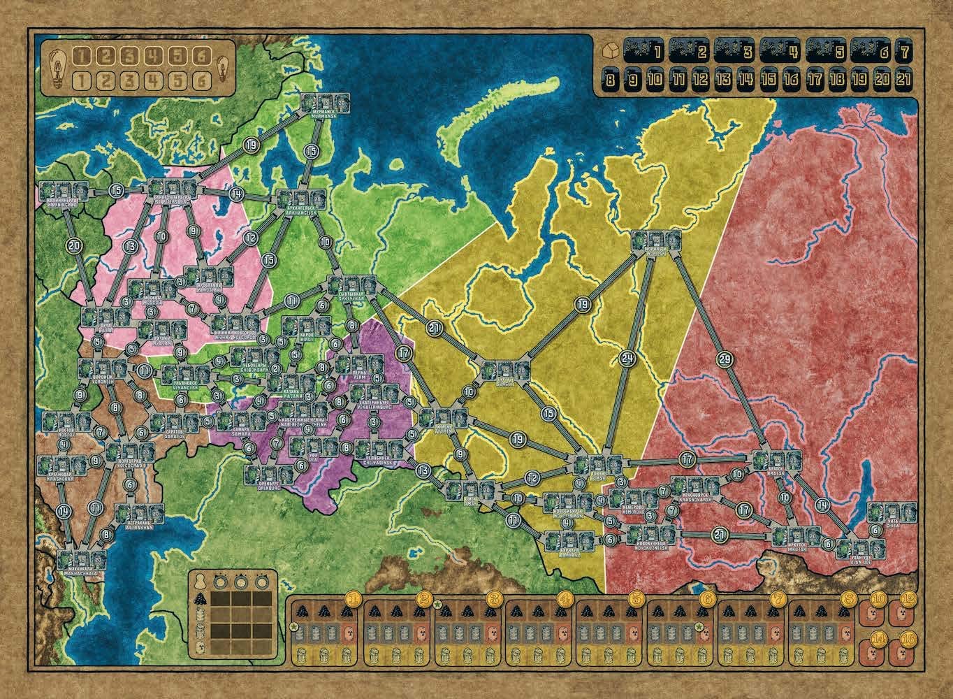 Power Grid : Russia / Japan Expansion